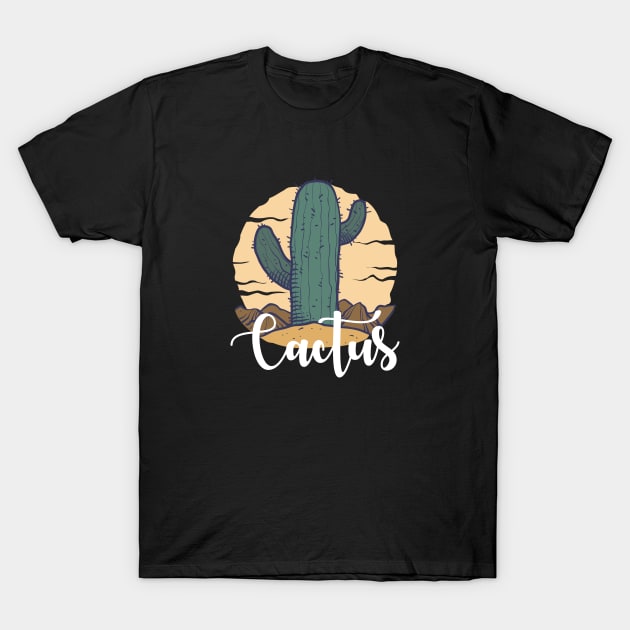 Cactus | Succulent Plant | Cactus Hand Drawn T-Shirt by admeral